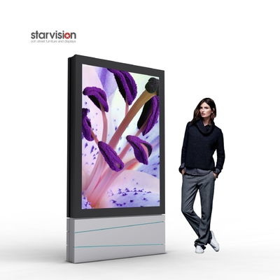 5000nits Full Color Outdoor Led Display 1/8 Scan Floor Standing